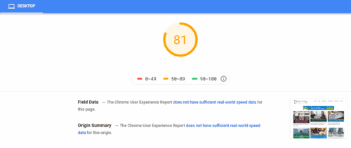 GeneratePress Review: Why All WordPress Pros Like It? 1 Google page speed before generatepress