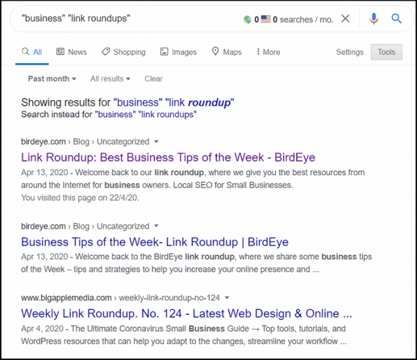 How to Get Free High Authority Backlinks: 35 Easy Methods 9 Link Roundup 1 e1587619985223