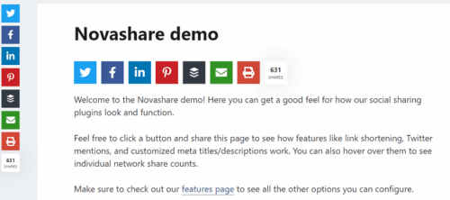 Novashare Review: Is This the Best WordPress Social Sharing Plugin? 6 Novashare