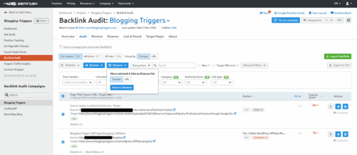 Disavow backlinks Disavow backlinks