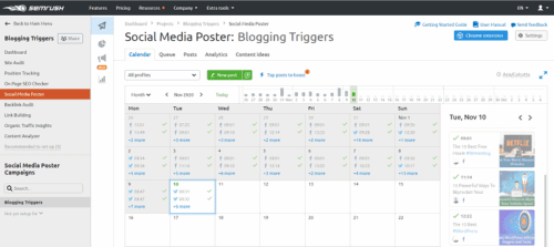 SEMrush social media posting SEMrush social media posting