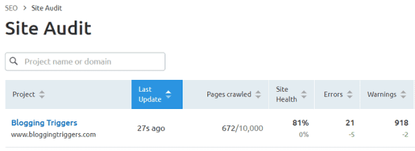 Uncover Hidden SEO Errors: Your 5-Step Semrush Site Audit 4 semrush-seo-site-audit
