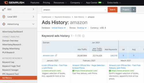 ad history ad history