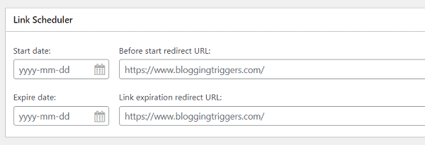 ThirstyAffiliates Review: Features, Pricing, Pros & Cons 8 affiliate-link-scheduler