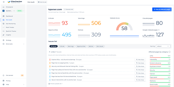 9 Best SEO Audit Tools to Analyze Your Website 4 Sitechecker