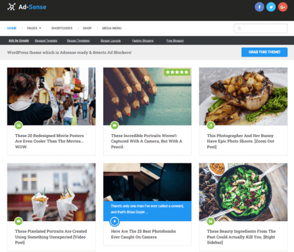 23 Best WordPress Blog Themes to Build a Modern Blog (2026 Picks) 4 AdSense theme