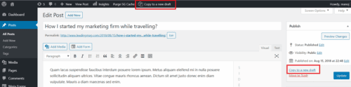 Duplicate post wordpress 01