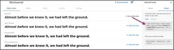 How to Change Font in WordPress Without Coding (Any Theme) 2 Embed Google Fonts