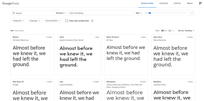How to Change Font in WordPress Without Coding (Any Theme) 1 Google Fonts