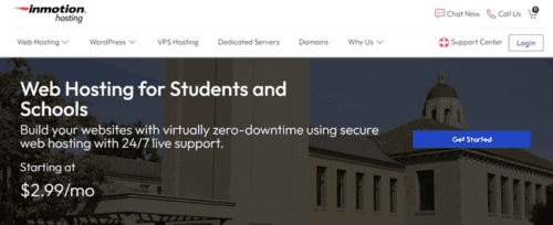 Inmotion student hosting Inmotion student hosting