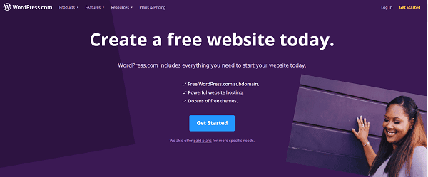 WordPress-free website WordPress free website