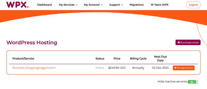 wpx hosting service wpx hosting service