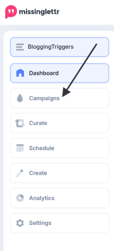 Missingletter interface