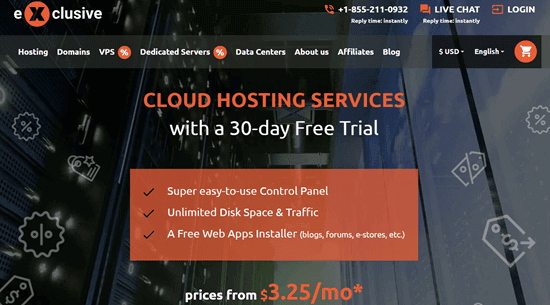 exclusive hosting free trial exclusive hosting free trial