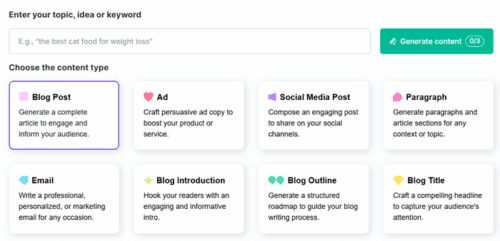 AI Content writer AI Content writer