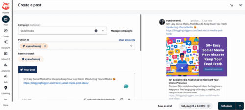 Hootsuite scheduling Hootsuite scheduling