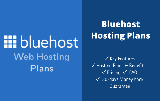 Bluehost Hosting Plans