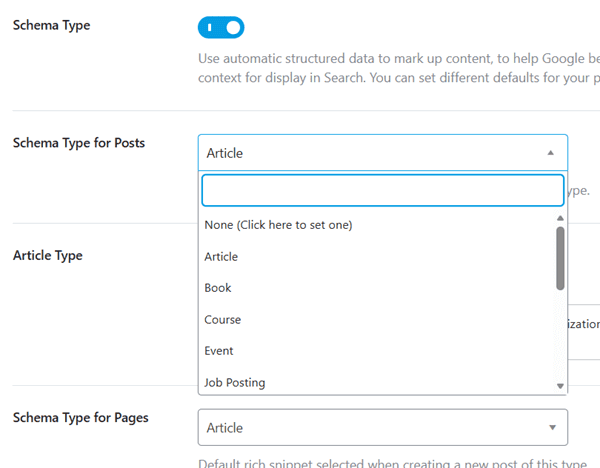 schema markup