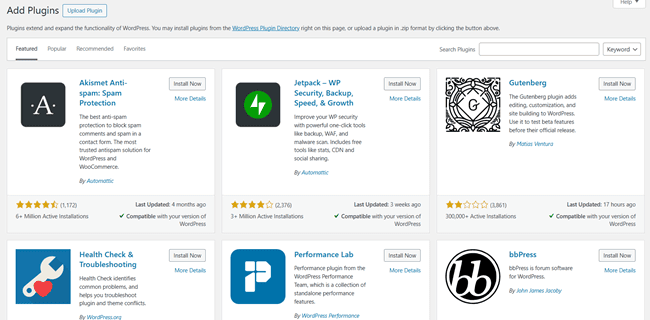 wordpress plugins