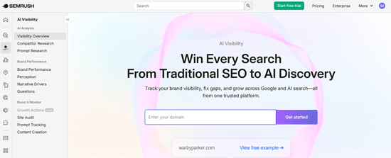 Semrush AI Visibility Toolkit Semrush AI Visibility Toolkit