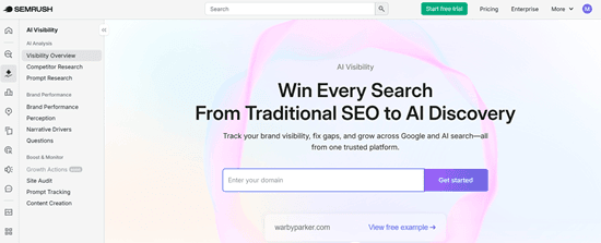 Semrush AI Visibility Toolkit Semrush AI Visibility Toolkit