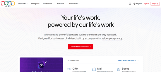 Zoho crm