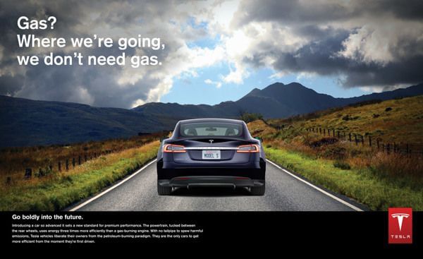 tesla ads